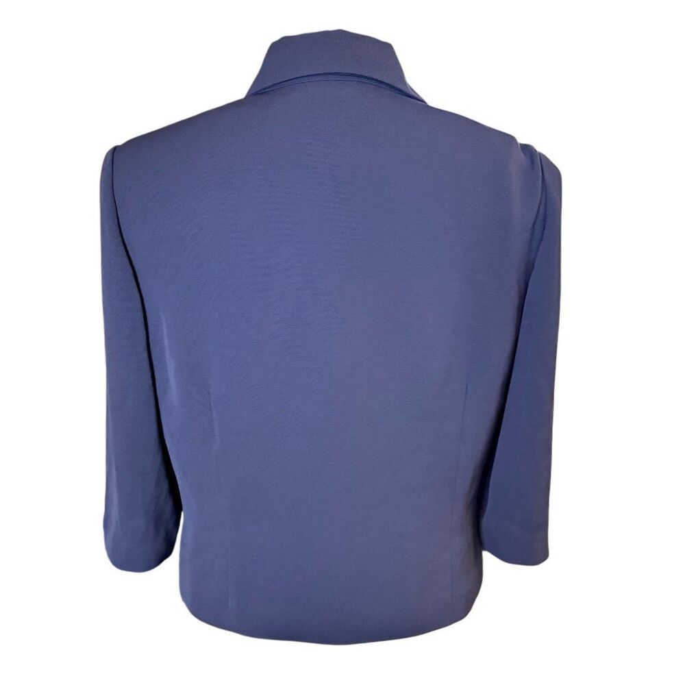 Stonebridge Lightweight Button Front Jacket 3/4 Sleeve Sz. 12 - Picture 5 of 11